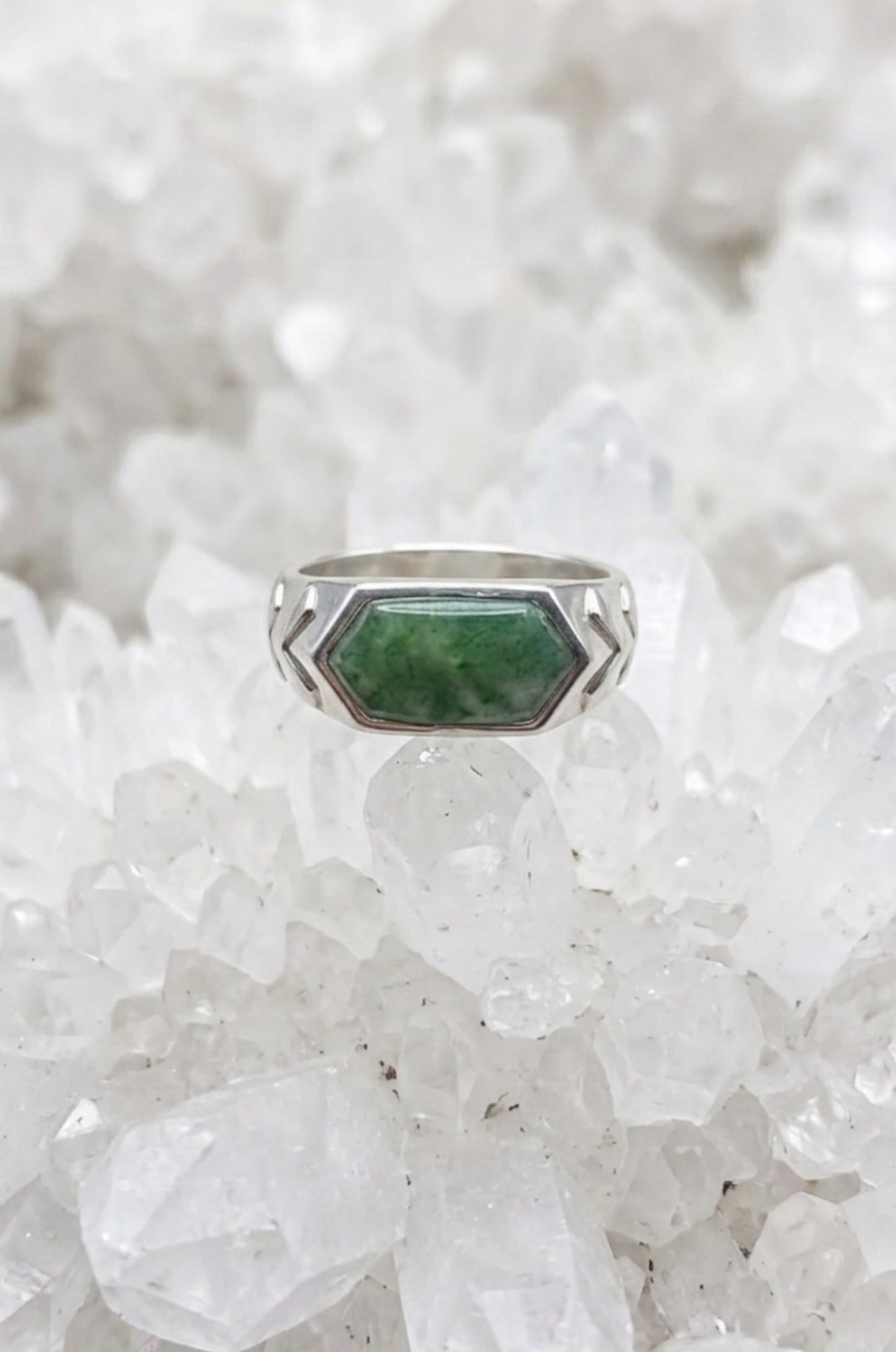Anillo jade en plata 925