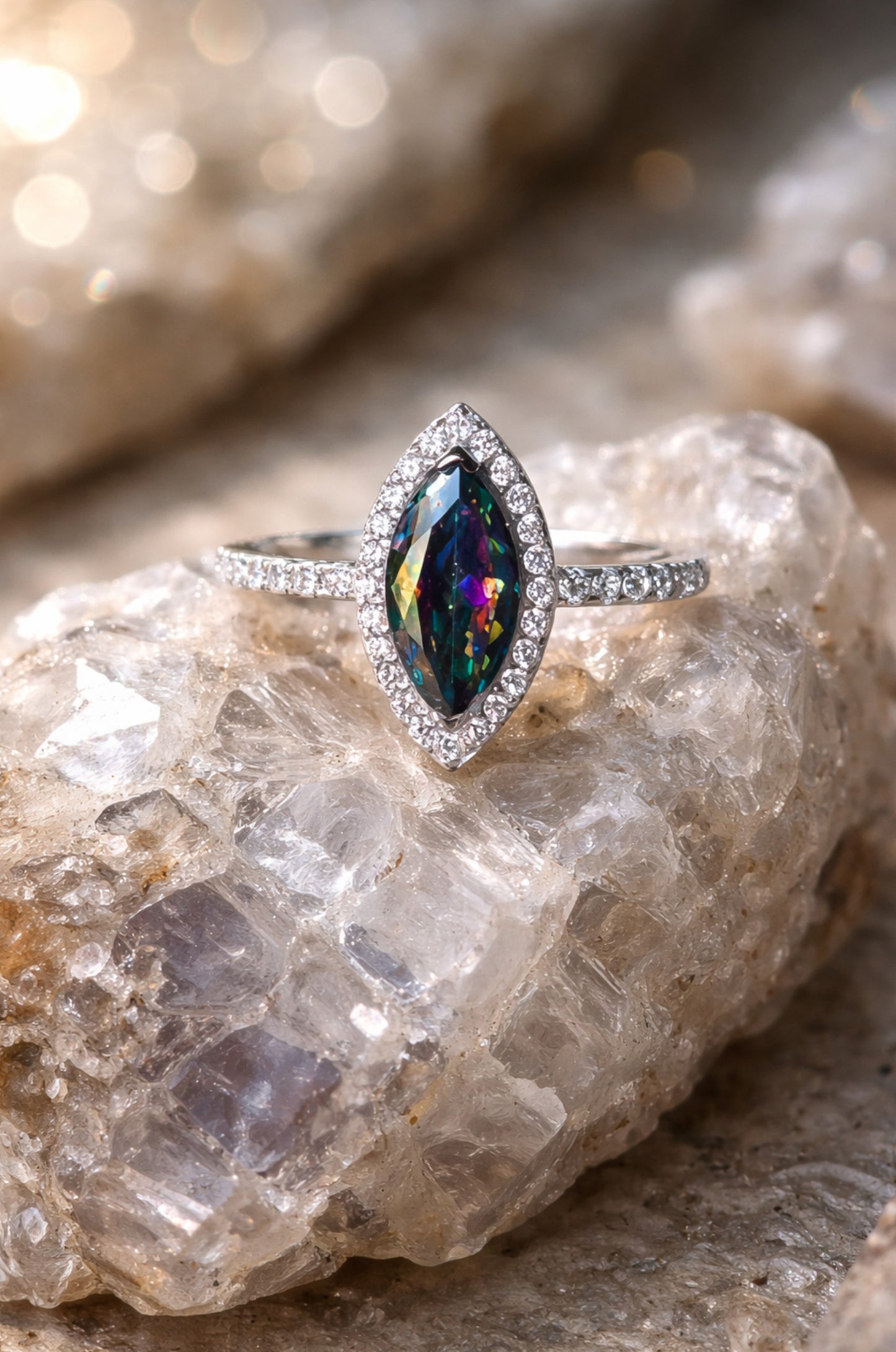 Anillo marquesa mística en plata 925