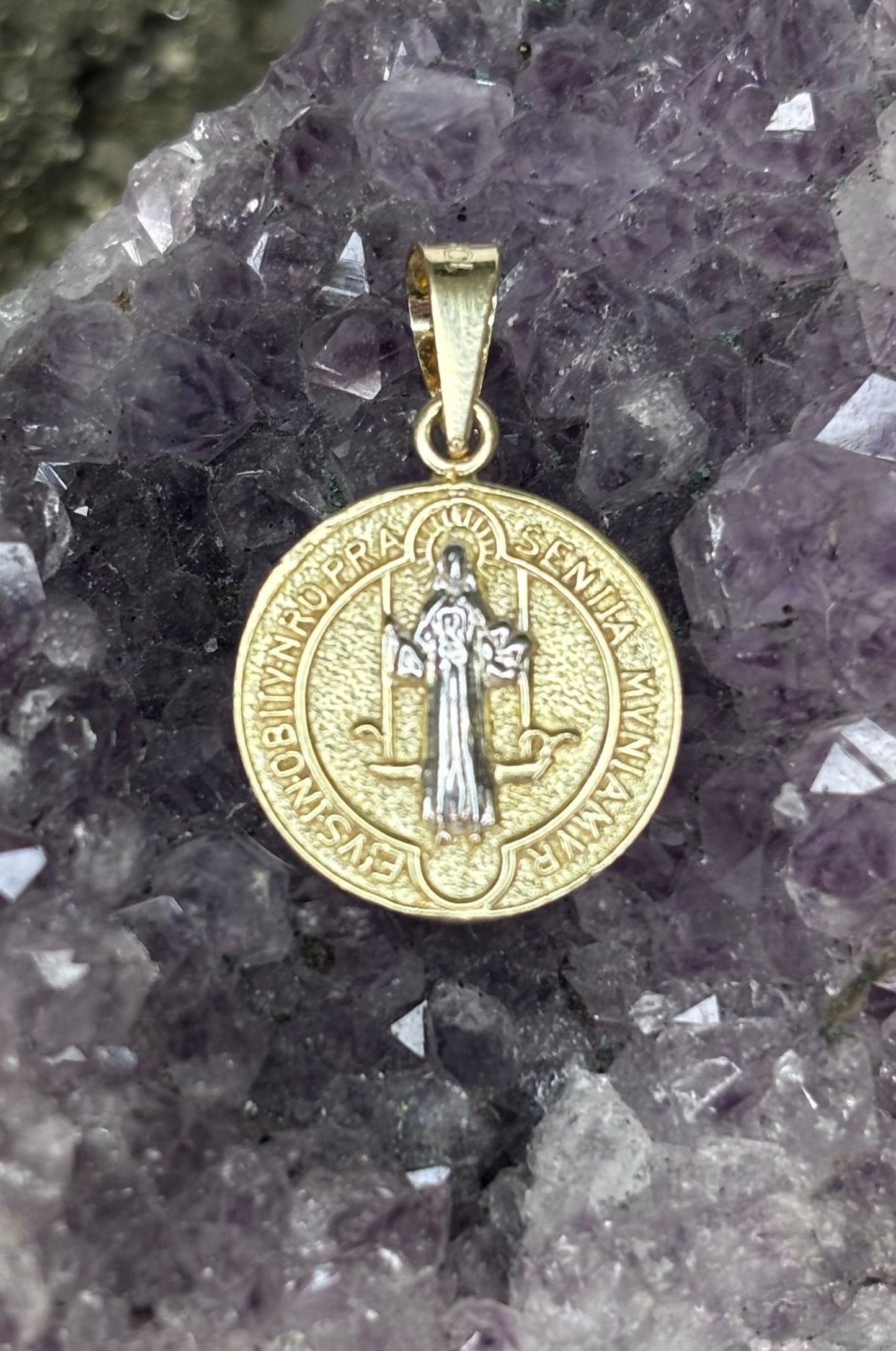 Medalla San Benito dos oros 10K