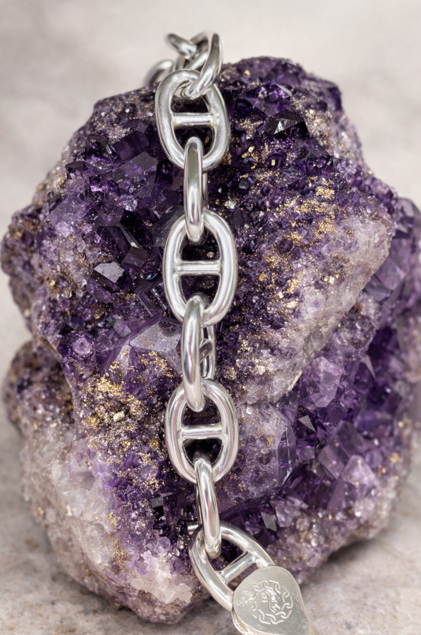 Pulsera tejido Gucci en plata 925