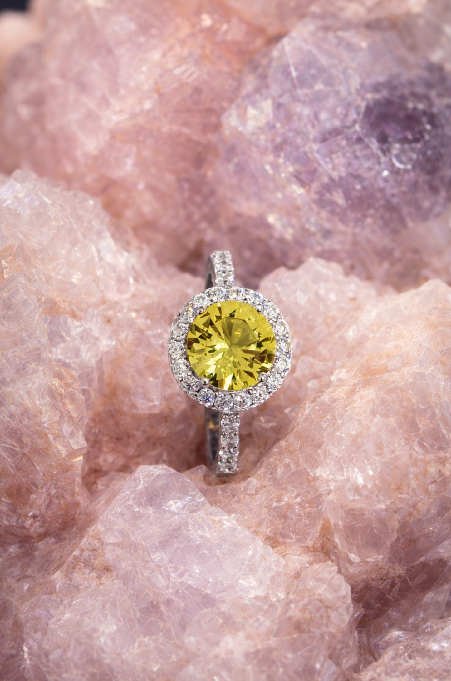 Anillo de Heliodoro en plata 925