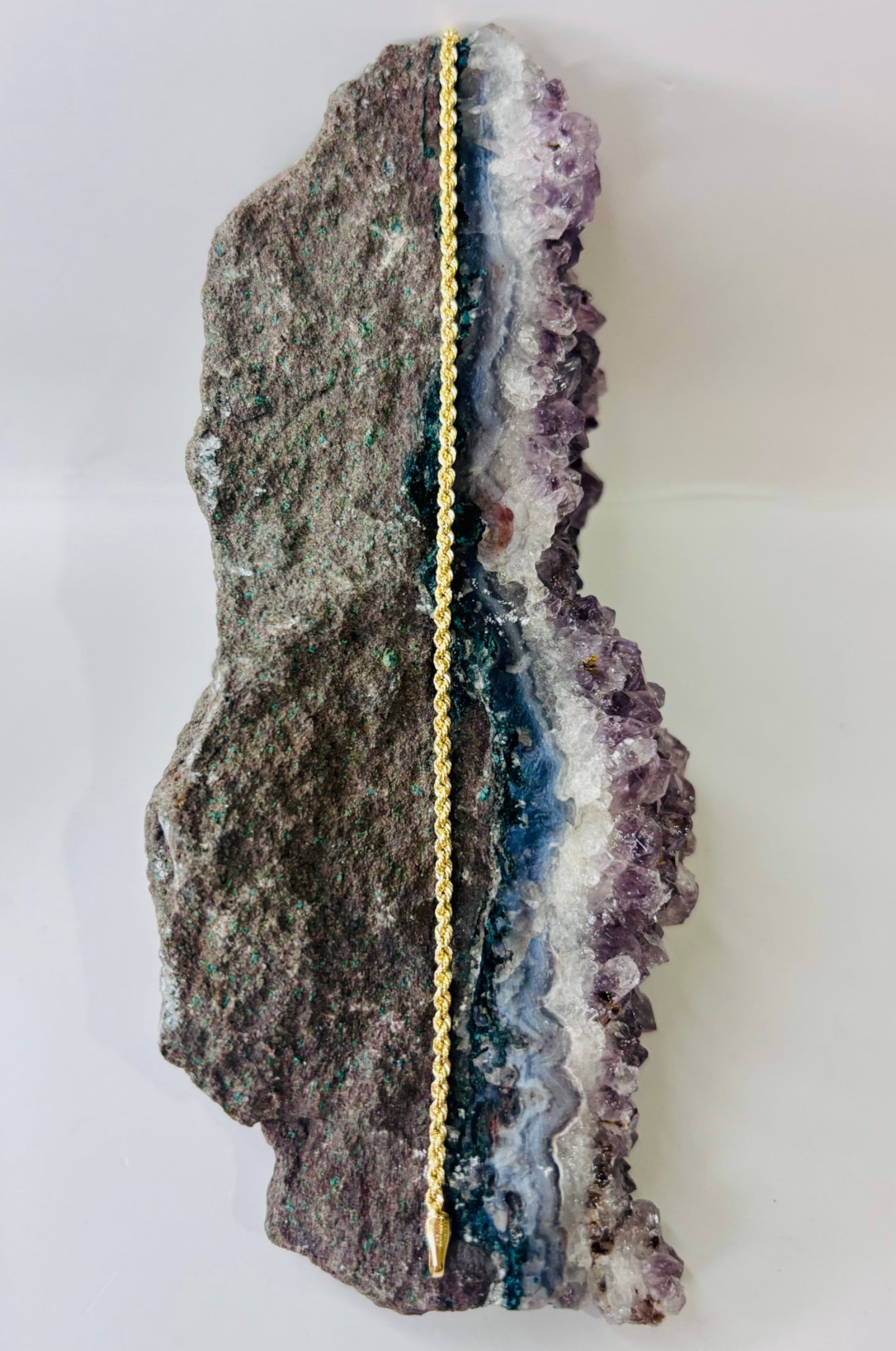 Pulsera torsal delgada en oro 14K